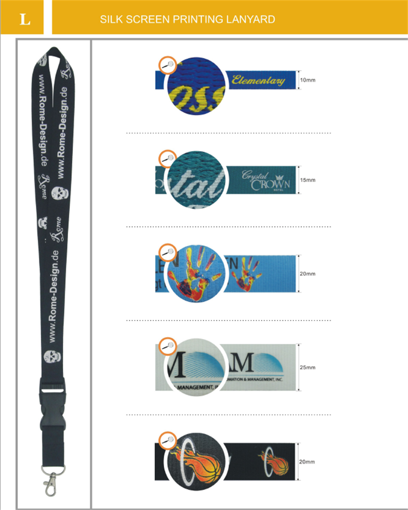 Cheap advertising custom printed lanyard 