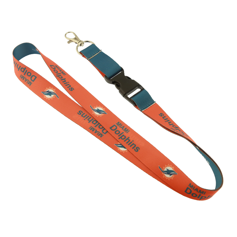 Personalized cheap custom printed polyester sublimation lanyard with logo  
