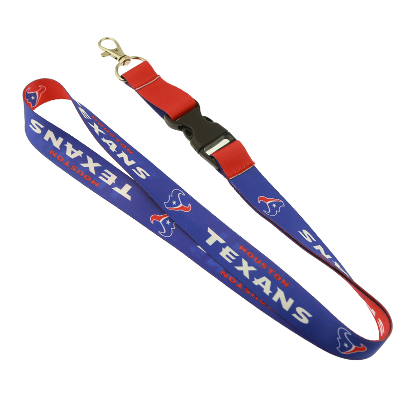Personalized cheap custom printed polyester sublimation lanyard with logo  