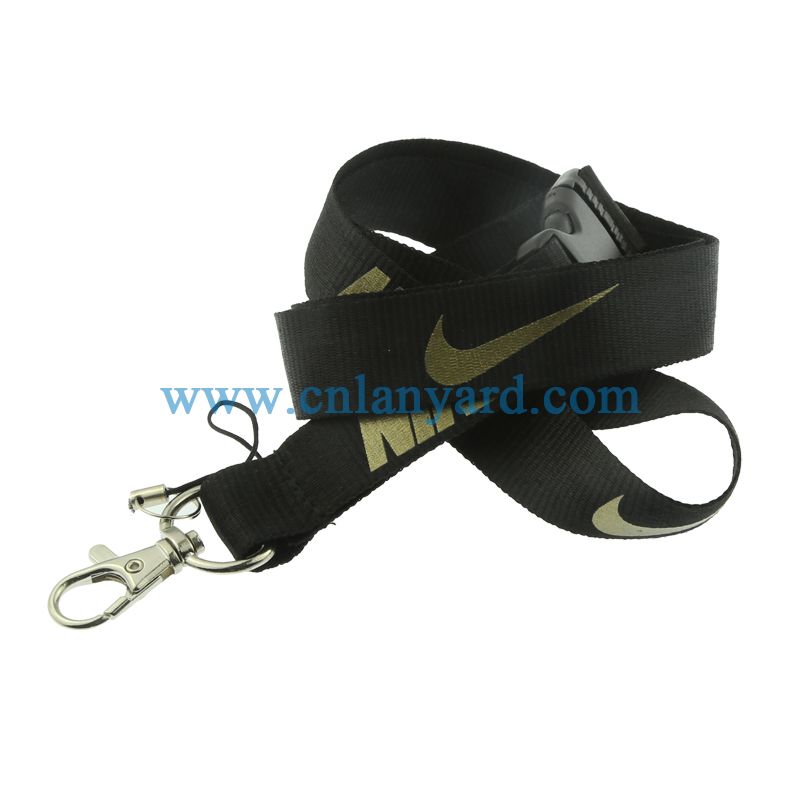 Sports Keychain ID Holder Badge Lanyard Metal Clip