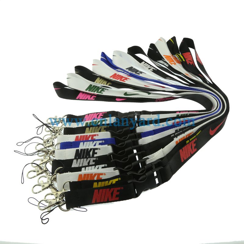 Wholesale Sport logo neck keychain lanyard mobile phone straps