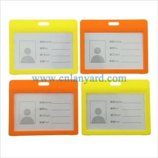 Clear Waterproof Soft Plastic PVC Id Card Holder