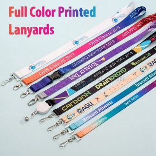 Custom Badge Lanyard Logo Printing neck strap 